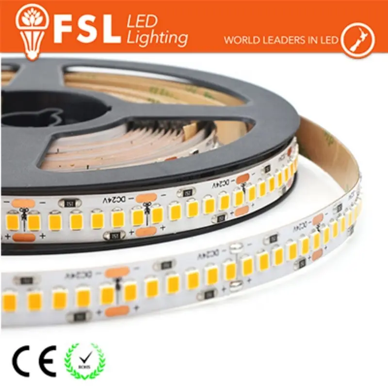 Striscia Led 24V Luce Bianca 6500K 20W/m IP20 SMD2835