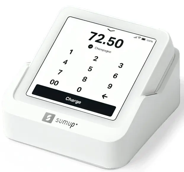 SumUp Solo lettore di card readers Batteria Wi-Fi Bianco