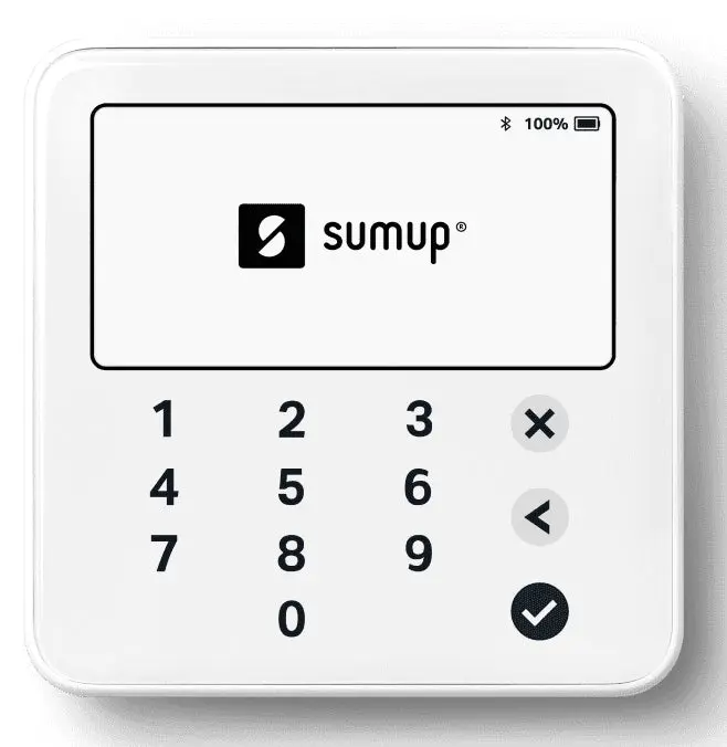 SumUp Solo Lite lettore di card readers Batteria Bluetooth Bianco