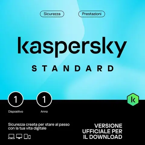 SW KASPERSKY STANDARD 1 DISPOSITIVO