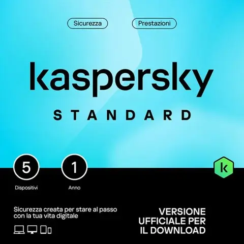 SW KASPERSKY STANDARD 5 DISPOSITIVI