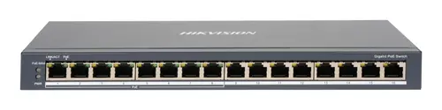 SWITCH HIKVISION GIGABIT CASE METALLICO POE - SOHO 8 GIGABIT POE PORTS, 8 GIGABIT RJ45, 802.3AF/AT,
