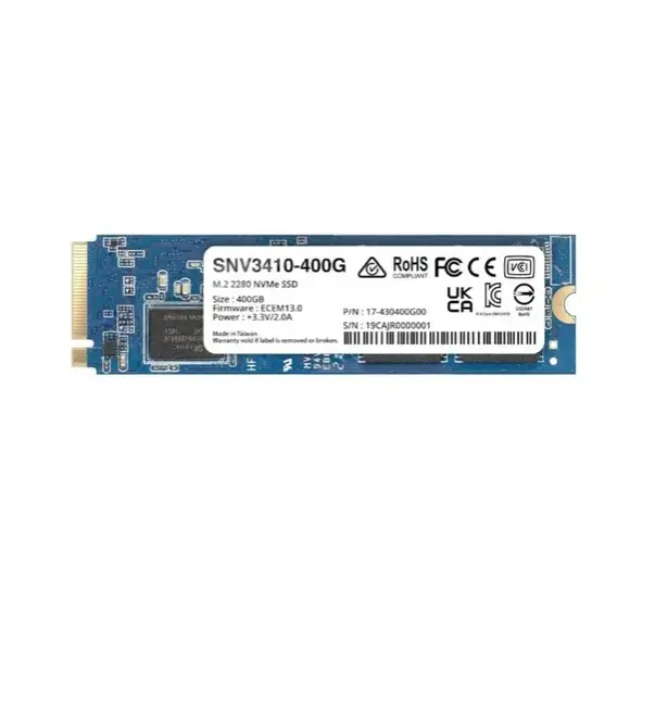 Synology SNV3410-400G PCIe 3.0 NVMe SSD für NAS 400GB M.2 2280