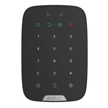 Tastiera a sfioramento wireless Nera  Ajax 38248.12.BL1