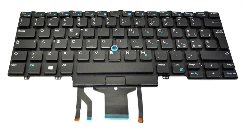 Tastiera Italiana per Dell Latitude 7490 - con Dual Point, retroilluminata