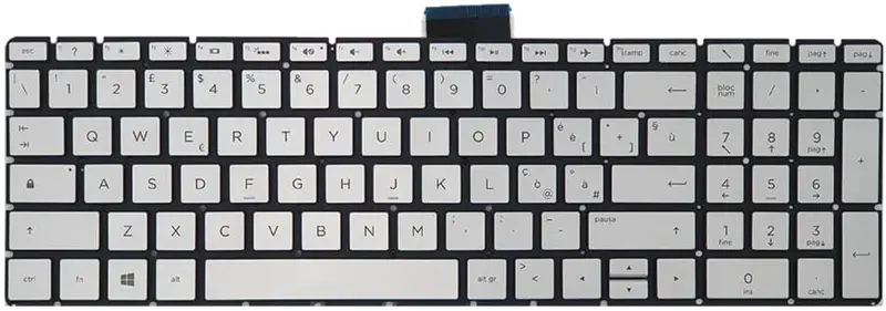 Tastiera Italiana per HP 15s-eq2074nl (5R4D4EA) - Silver