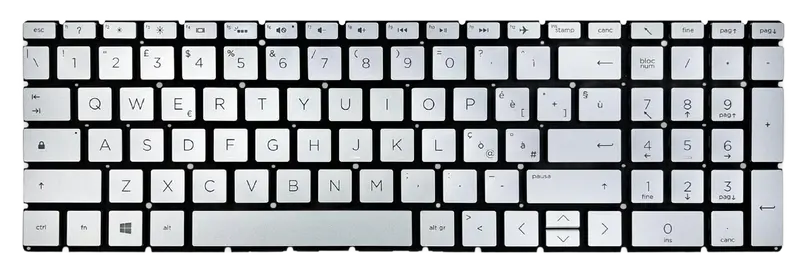 Tastiera Italiana per HP 255 G9 - Silver