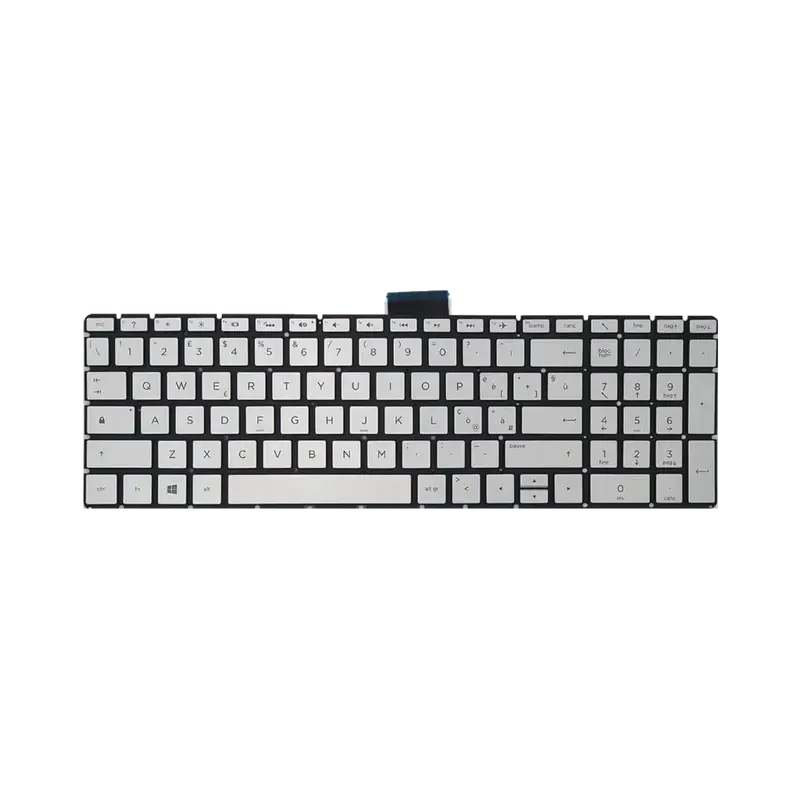 Tastiera Italiana per HP Pavilion 15-cb002nl - Silver, Retroilluminata
