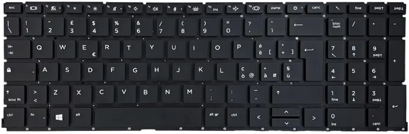 Tastiera Italiana per HP ProBook 450 G8 - Retroilluminata