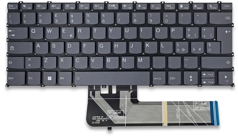 Tastiera Italiana per Lenovo IdeaPad 5 14IIL05 81YH - Retroilluminata