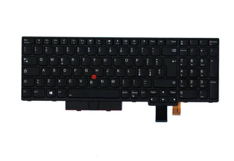 Tastiera Italiana per Lenovo sostituisce 01HX236 - Retroilluminata, con trackpoint