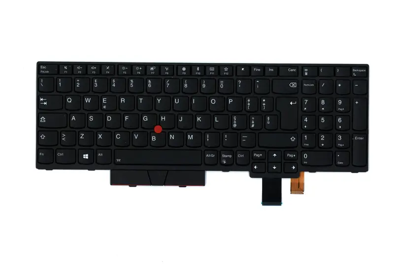 Tastiera Italiana per Lenovo ThinkPad T580 20L9002GIX - Retroilluminata, con trackpoint
