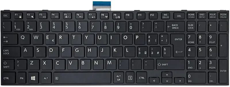 Tastiera Italiana per Toshiba Satellite Pro R50-C-175 - Nera