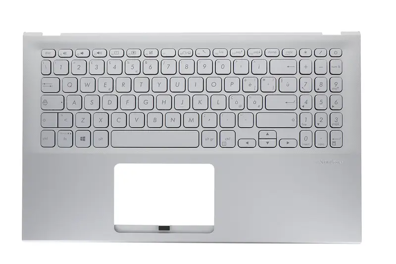 Tastiera Italiana Top Cover per ASUS S512DA-EJ519T - Silver, senza retroilluminazione