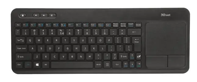 TASTIERA WIRELESS CON TOUCHPAD TRUST