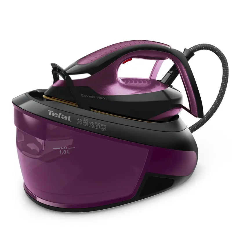 Tefal Express Vision SV8152 2800 W 1,8 L Durilium AirGlide Autoclean soleplate Viola, Nero