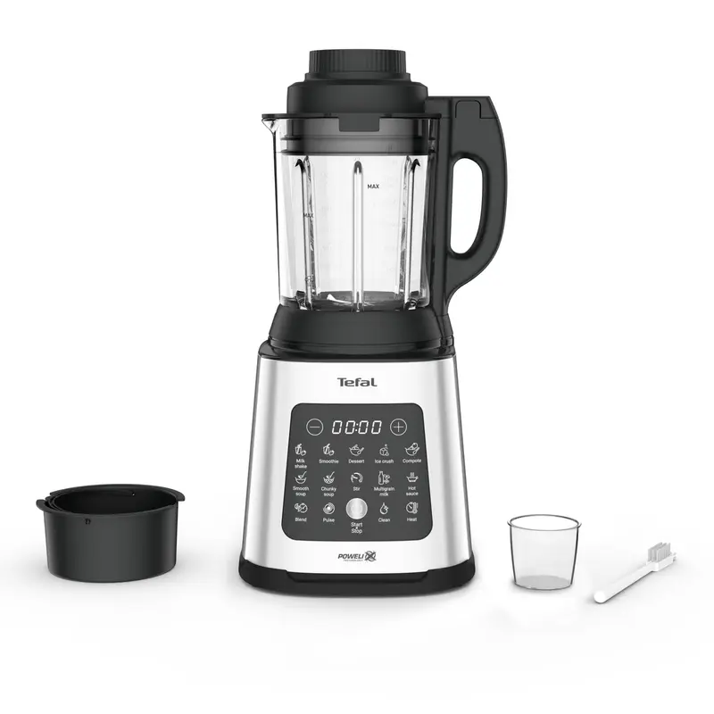 Tefal Perfectmix Cook BL83SD 1,75 L Frullatore da tavolo 1400 W Nero, Acciaio inox