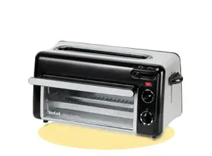 Tefal TL6008 2 fetta/e 1300 W Alluminio, Nero