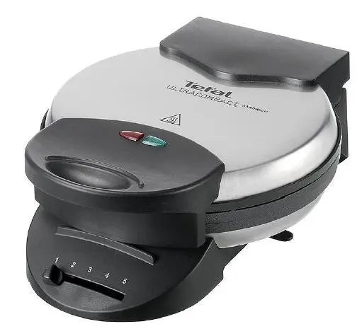 Tefal WM310D 5 waffle 1000 W Nero, Acciaio inox