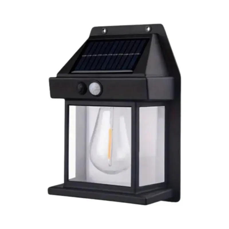 Tekone Applique Solare da Parete con Sensore di Movimento – LED 600lm, 5-8m di Rilevamento, Batteria 1800mAh