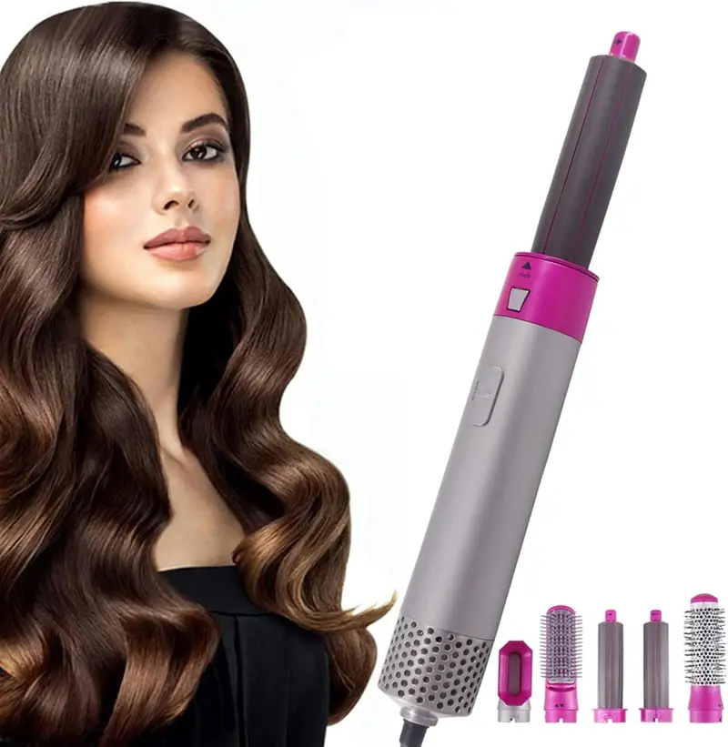 TekOne Asciugacapelli Professionale 5 in 1 Multifunzione con Accessori - 1000W