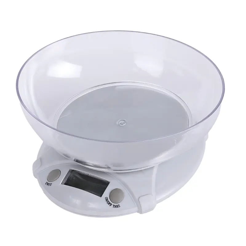 TekOne Bilancia digitale da cucina 5kg con ciotola estraibile