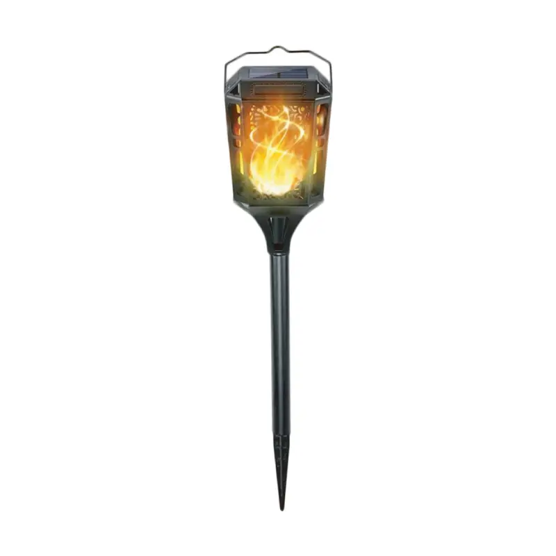 Tekone Luce Solare da Giardino con Effetto Fiamma 1W – LED, 600mAh, con Picchetto da 50cm