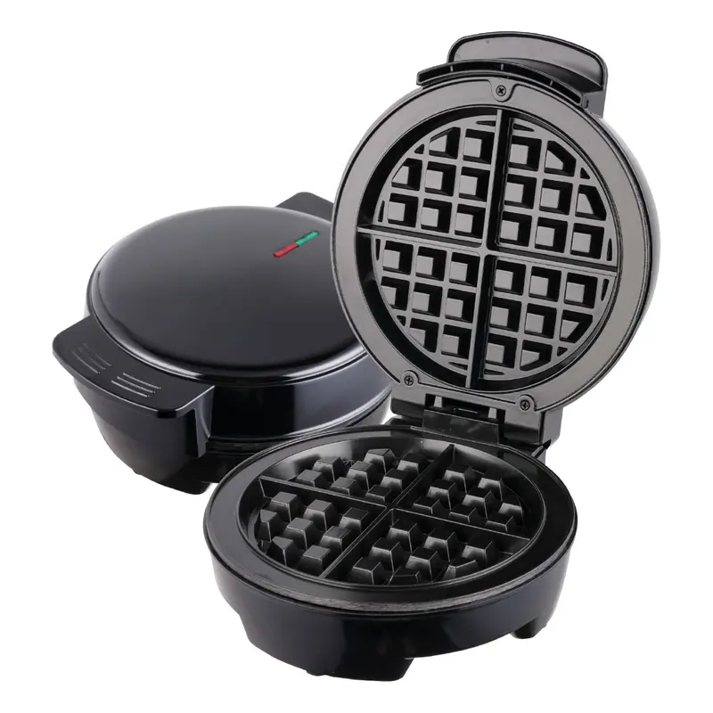 Tekone Piastra Elettrica per Waffle 1000W con Controllo Termostatico – Antiaderente, Cool Touch