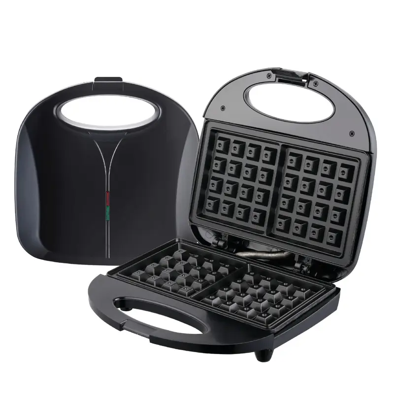 Tekone Piastra Elettrica per Waffle 750W – Rivestimento Antiaderente, Controllo Termostatico