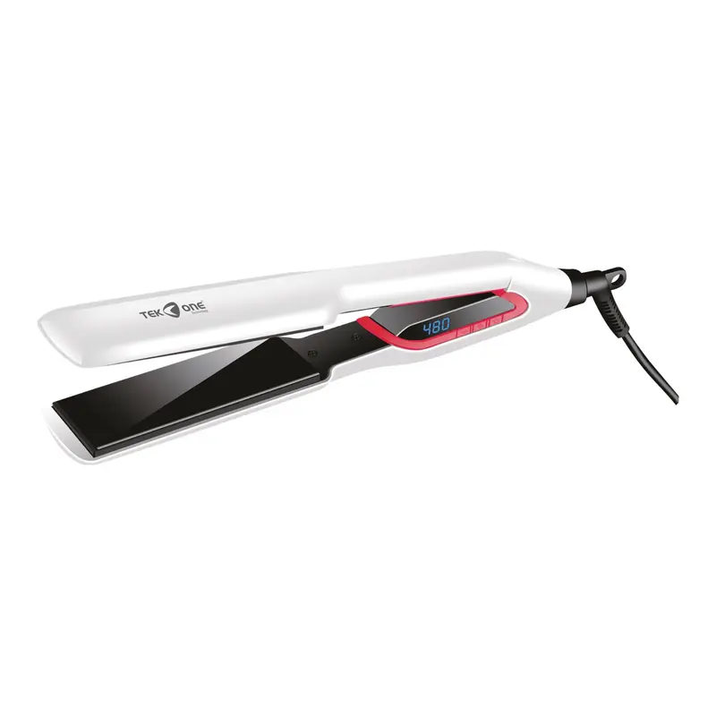 TekOne Piastra per Capelli Professionale con Display LCD