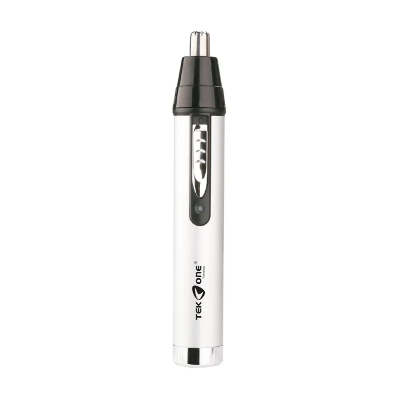 TekOne Rifinitore 3 in 1 per Barba, Naso e Orecchie - Lame in Acciaio e Batteria Ricaricabile