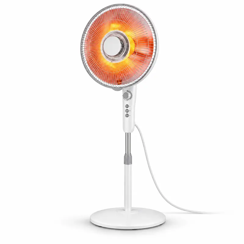 TekOne Stufa a Infrarossi in Fibra di Carbonio 1100W 2 Livelli