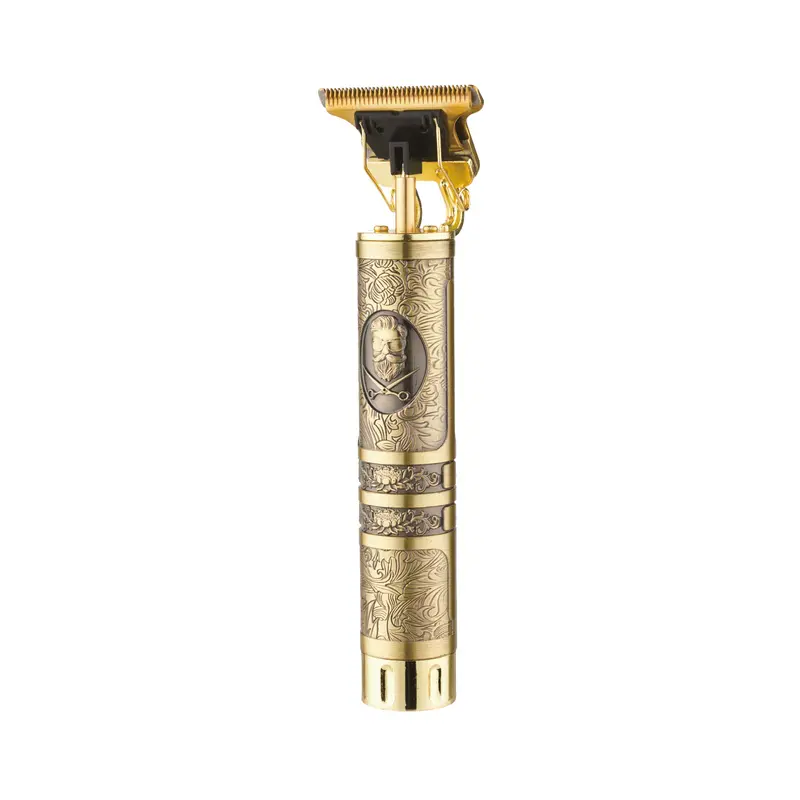 TekOne Tagliacapelli Regolabarba Ricaricabile – Design Vintage, Batteria al Litio, USB