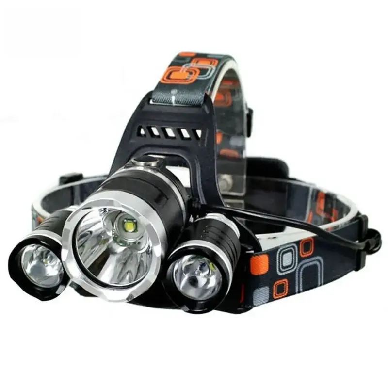 Tekone Torcia LED Frontale Ricaricabile con Zoom e 3 LED