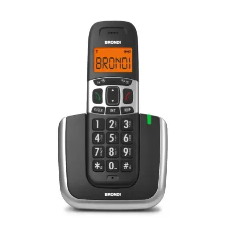 TEL.CORDLESS BRONDI BRAVO PLATINUM BK/S