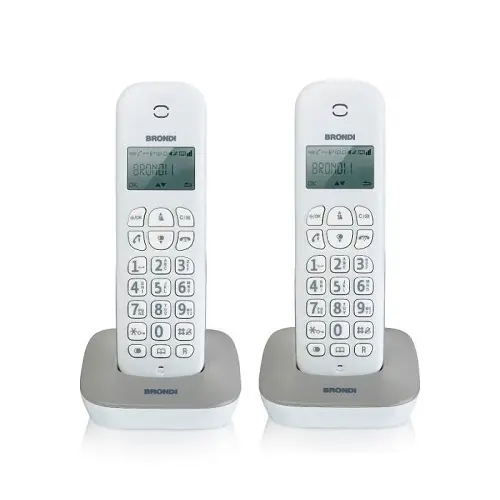 TEL.CORDLESS BRONDI GALA TWIN DUO WHITE