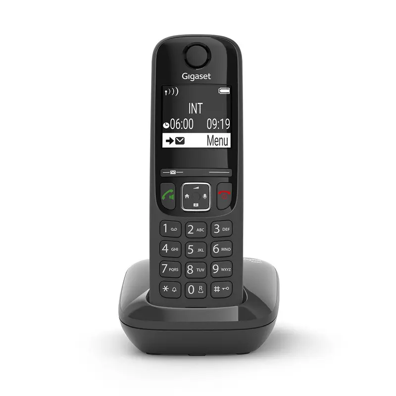 Telefono Cordless DECT | Display 1.8" Caller ID | Gigaset AS690 Nero