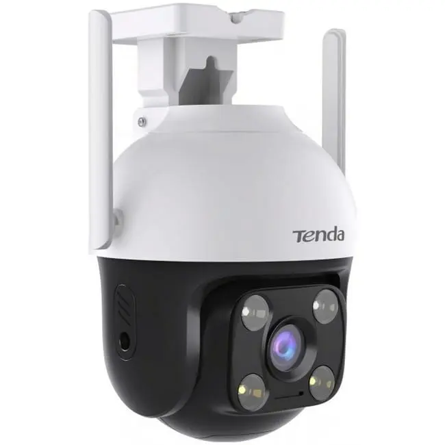 TENDA CAMERA WIFI 3MP, WI-FI6, OUTDOOR, FULL COLOR, PAN-TILT, WALL MOUNT