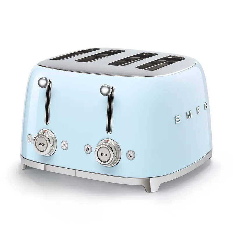 Tostapane azzurro SMEG 4 fessure in 2 set indipendenti