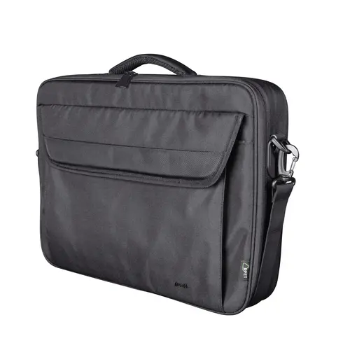 TRUST BORSA LAPTOP/NOTEBOOK FINO A 15,6" ECO - 100 MATERIALE RICICLATO - ATLANTA NERO