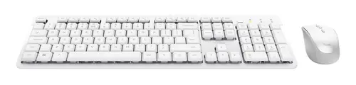 TRUST BUNDLE TASTIERA E MOUSE ODY II, BIANCO, IT