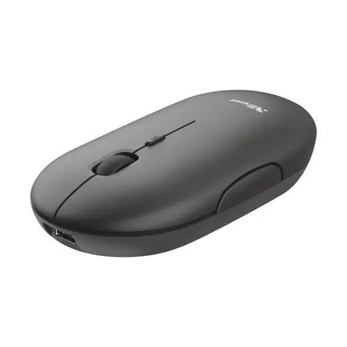 TRUST MOUSE PUCK WIRELESS MOUSE NERO