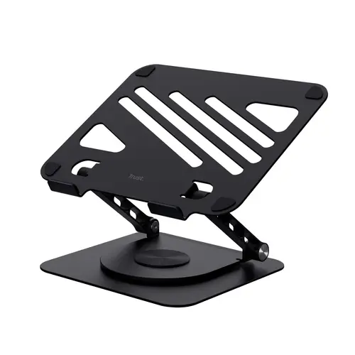 TRUST SUPPORTO/RIALZO PER LAPTOP IN METALLO - ZEFF - NERO