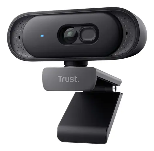 TRUST WEBCAM 2K QHD 2560X1440p - FILTRO PRIVACY - TOMAR - NERO