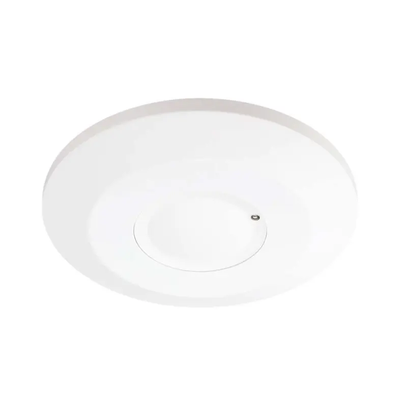V-TAC Sensore di Movimento Microonde 1000W Rilevamento a 360° Montaggio a Plafone Colore BiancoColore Bianco 23163