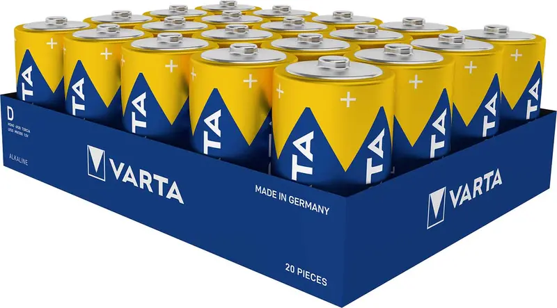 VARTA d longlife confez. 20 pz.