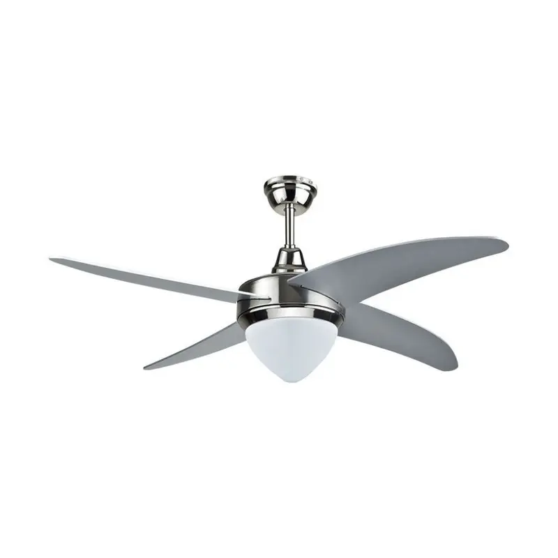 Ventilatore LED da Soffitto V-TAC 15W 1500LM 3 in 1 con Motore a Corrente Alternata da 60W con Telecomando 4 pale 7915 VT-6043-4