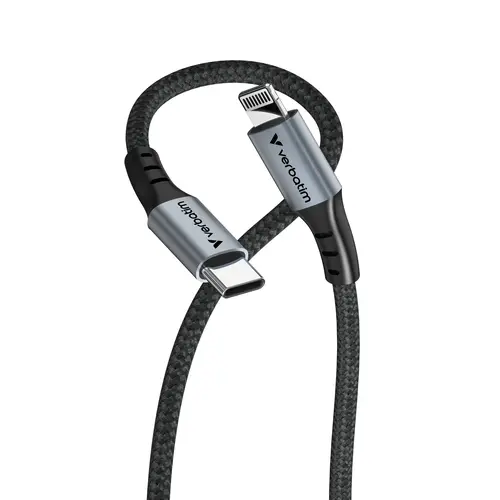 VERBATIM CAVO SYNC CHARGE CABLE USB-C TO LIGHTNING 120 CM