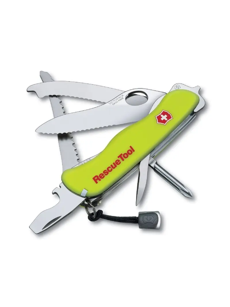 Victorinox - coltello multiuso 111mm con bloccalama - rescue tool con fodero in cordura
