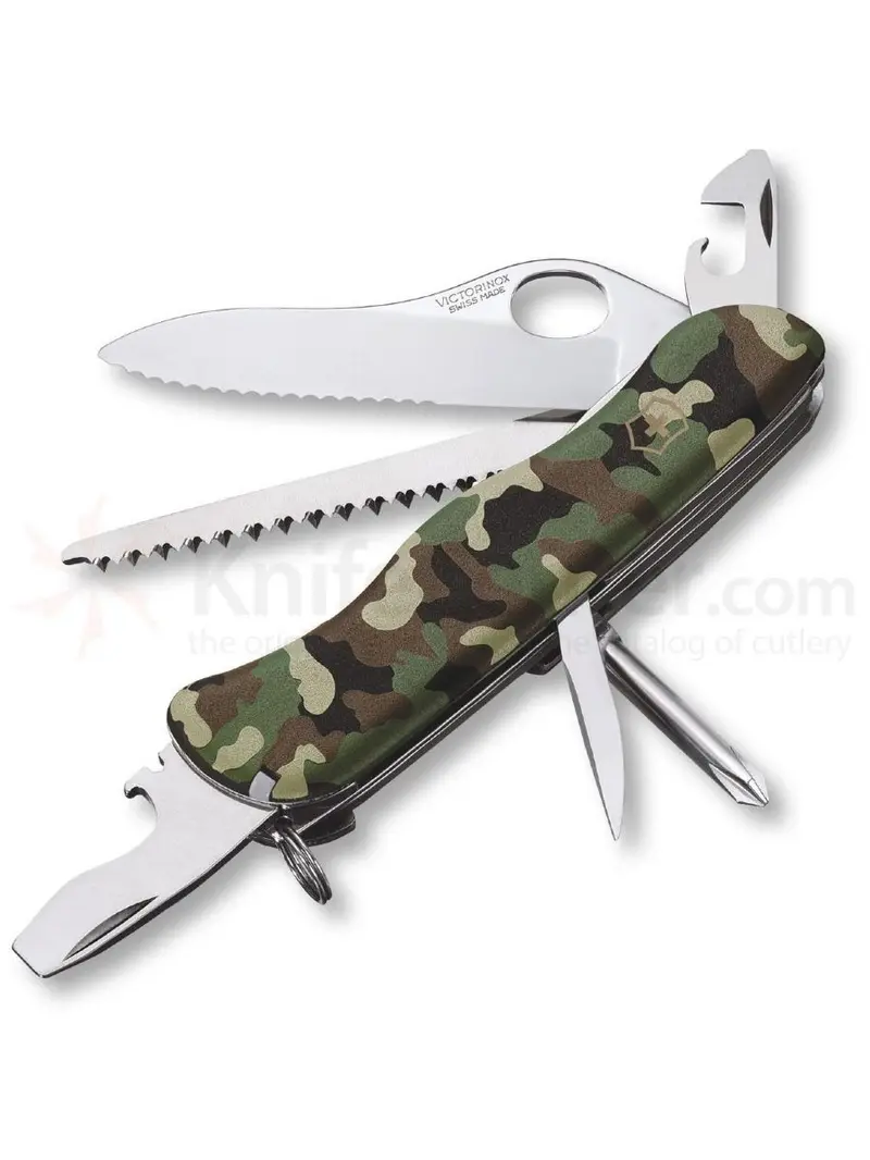 Victorinox - multiuso 111mm con bloccalama - trailmaster onehand camouflage mimetico lama parzialmente seghettata